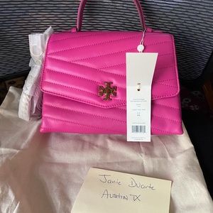 Tory Burch Kira Chevron Top-Handle Satchel